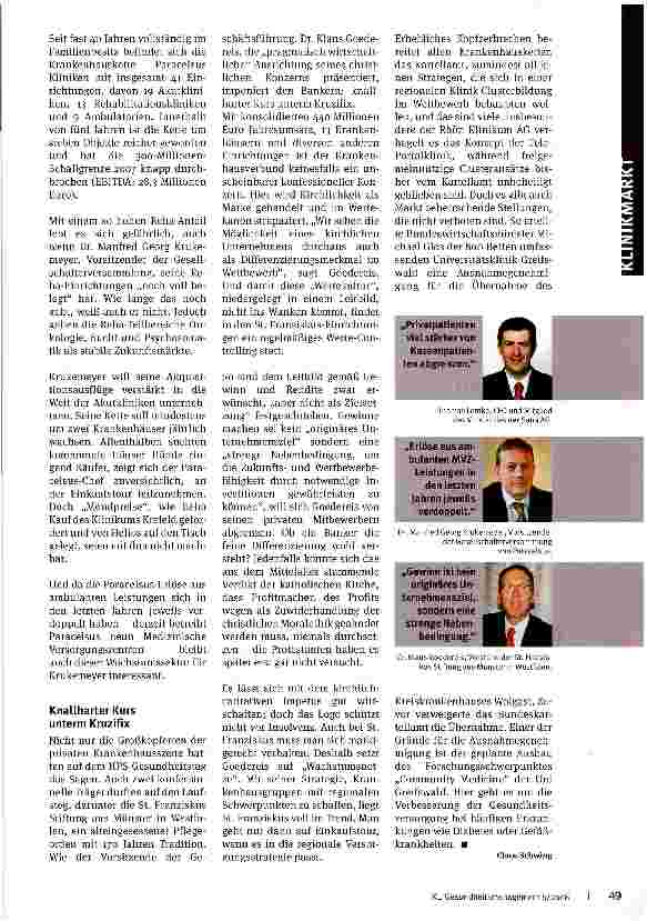 Vorschauseite 3: Fetisch Wachstum HPS-Gesundheitstag in Frankfurt am Main 2008