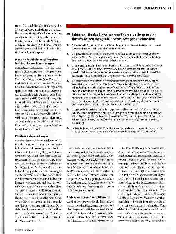 Vorschauseite 2: Gemeinsam Therapien festlegen