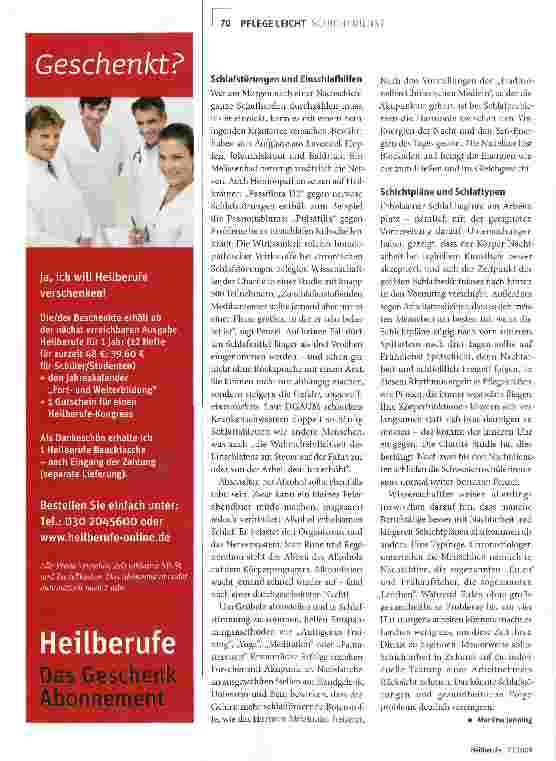 Vorschauseite 2: Guter Schlaf beginnt am Arbeitsplatz