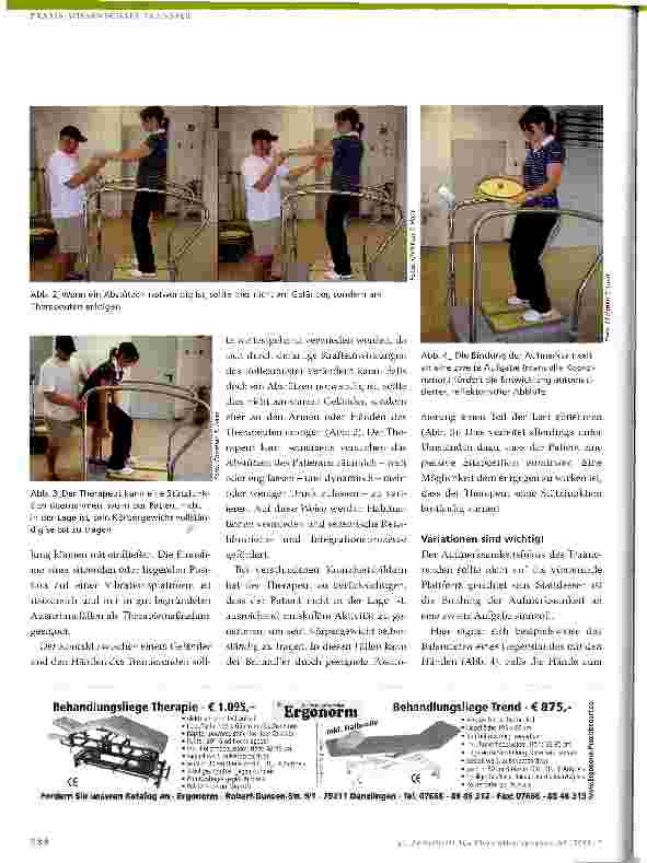 Vorschauseite 2: Training auf vibrierenden Platten Praktische Hinweise für den Einsatz von Vibrationsreizen in der Therapie