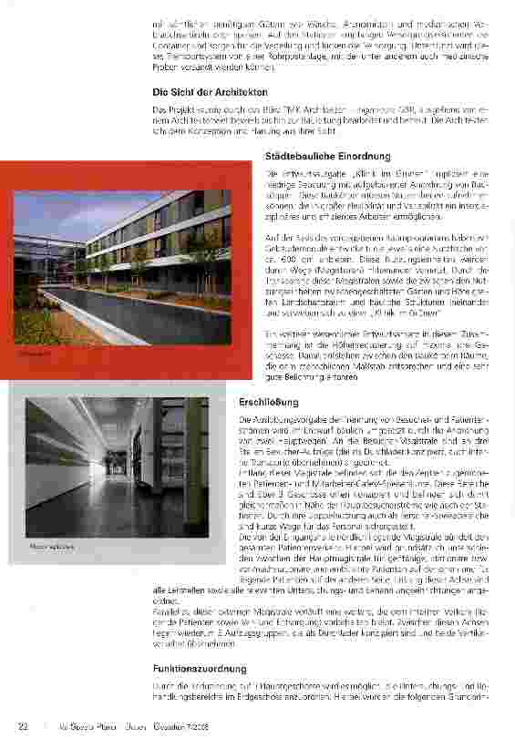 Vorschauseite 3: Großprojekt Kommunales Krankenhaus. Klinikum Minden: Neubau nach modernsten medizinischen und betriebsorganisatorischen Konzepten