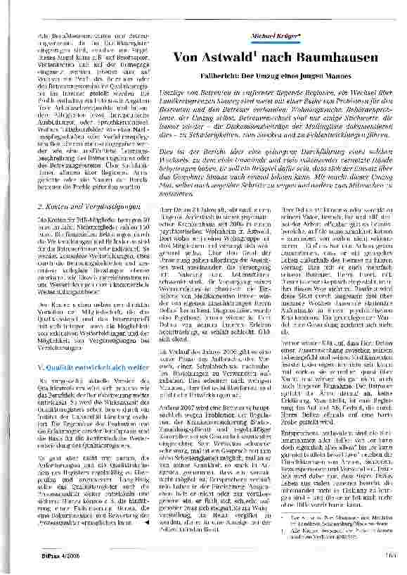 Vorschauseite 4: Das Qualitätsregister als Instrument zur Sicherung und Entwicklung vonQualität in der Betreuungsarbeit