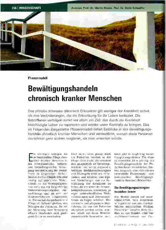 Vorschauseite 1: Bewältigungshandeln chronisch kranker Menschen