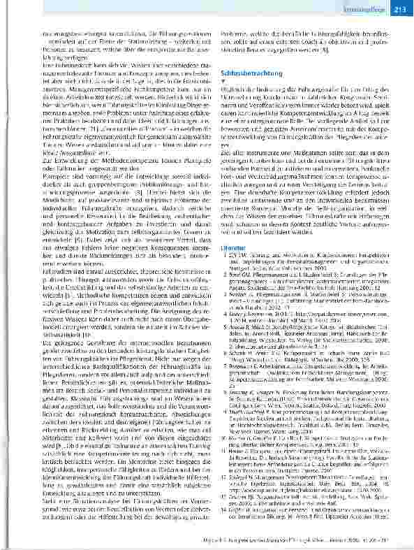 Vorschauseite 5: Kompetenzentwicklung von Führungskräften des Pflegedienstes - konzeptionelle Grundlagen und Gestaltungsempfehlungen