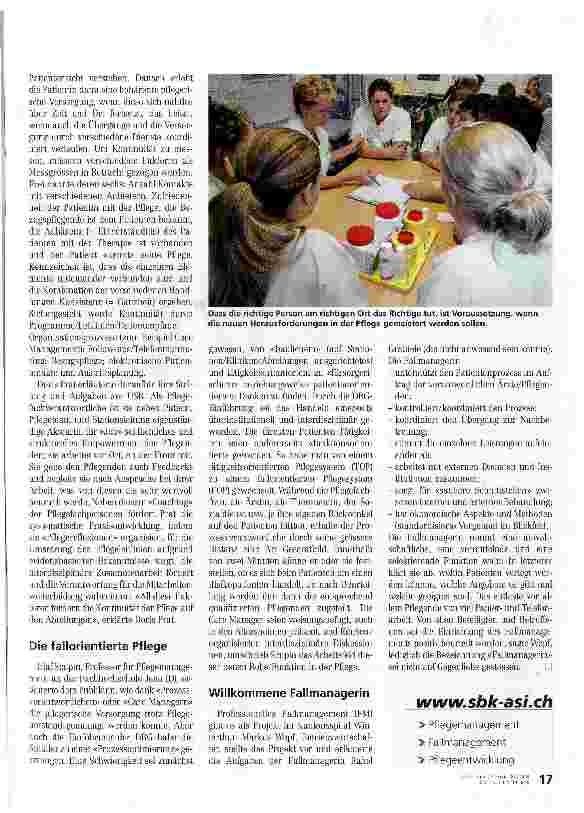 Vorschauseite 4: Wie wird die Pflege besser, effizienter und billiger?