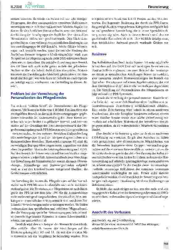 Vorschauseite 4: Kalkulationshandbuch Version 3.0 -wird nun alles gut?