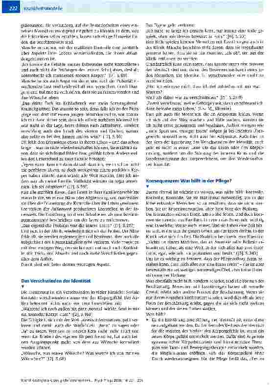 Vorschauseite 2: Das große Verschwinden - was Pflegende über die Innenwelten essgestörter Menschen wissen sollten