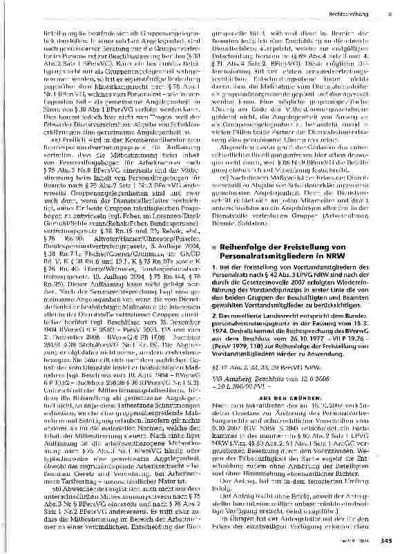 Vorschauseite 4: Mitwirkung bei Dienstvorschrift zur Abgabe von Schuldenerklärungen