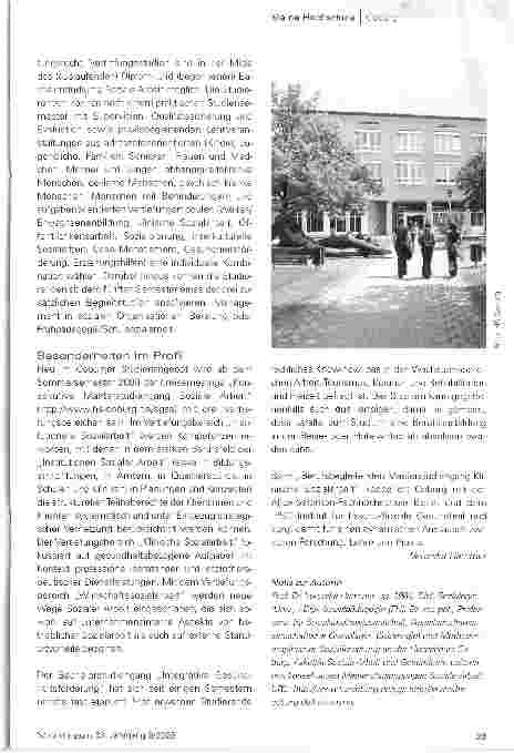 Vorschauseite 3: Coburg- Fakultät Soziale Arbeit und Gesundheit