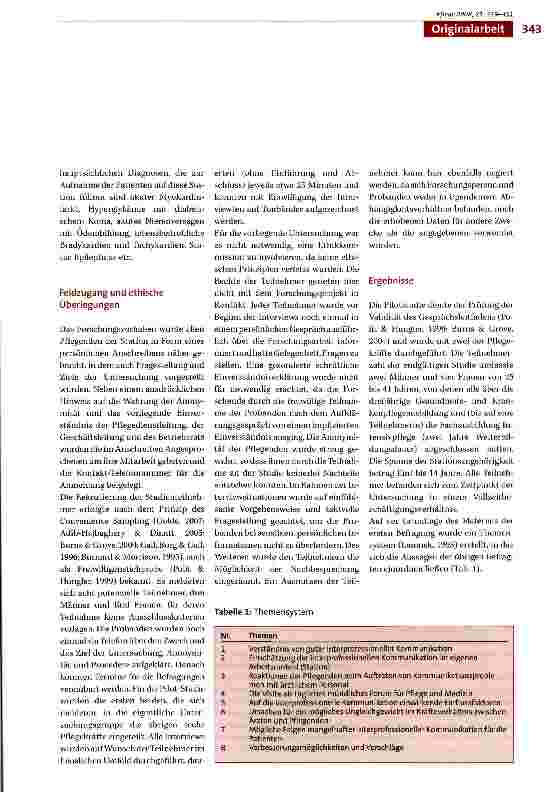 Vorschauseite 5: «...dann wird er halt operiert und es ist keine Blutgruppe da!»Interprofessionelle Kommunikation von Pflegenden einer internistischen Intensivstation