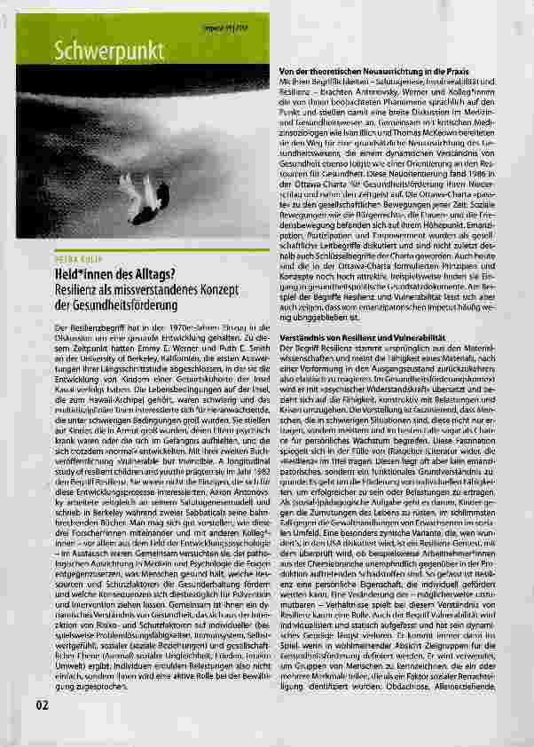 Vorschauseite 1: Held*innen des Alltags?