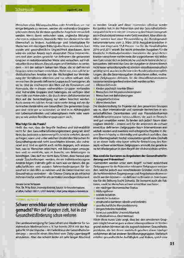 Vorschauseite 2: Held*innen des Alltags?