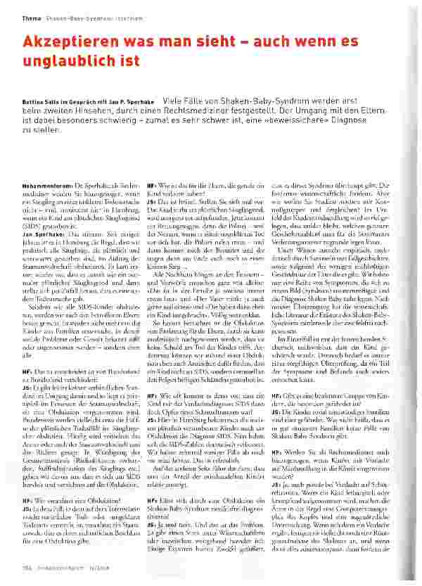 Vorschauseite 1: Akzeptieren was man sieht - auch wenn es unglaublich ist