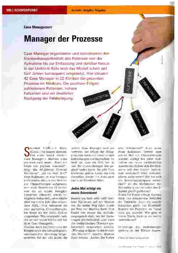 Vorschauseite 1: Manager der Prozesse