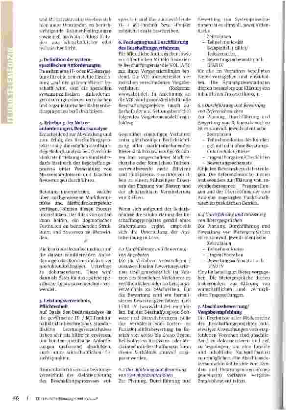 Vorschauseite 3: Die Grundsätze ordnungsgemäßer Beschaffung von IT-Lösungen und Medizintechnik im GesundheitswesenEmpfehlung der Initiative GolTG für Industrie und Leistungserbringer