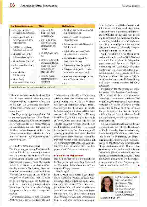Vorschauseite 4: Kontinenz mit Profil