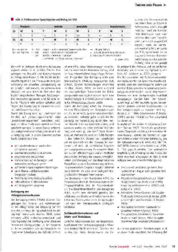 Vorschauseite 6: Sprachabbau bei beginnender Demenz Bausteine für eine heilpädagogisch-logopädische Diagnostik