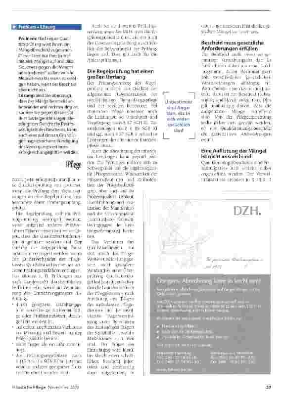 Vorschauseite 2: Mängelbescheide können rechtswidrig sein