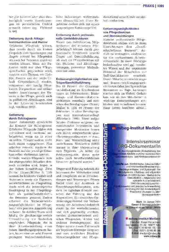 Vorschauseite 4: Professionelle Einstellungen und Copingstrategien