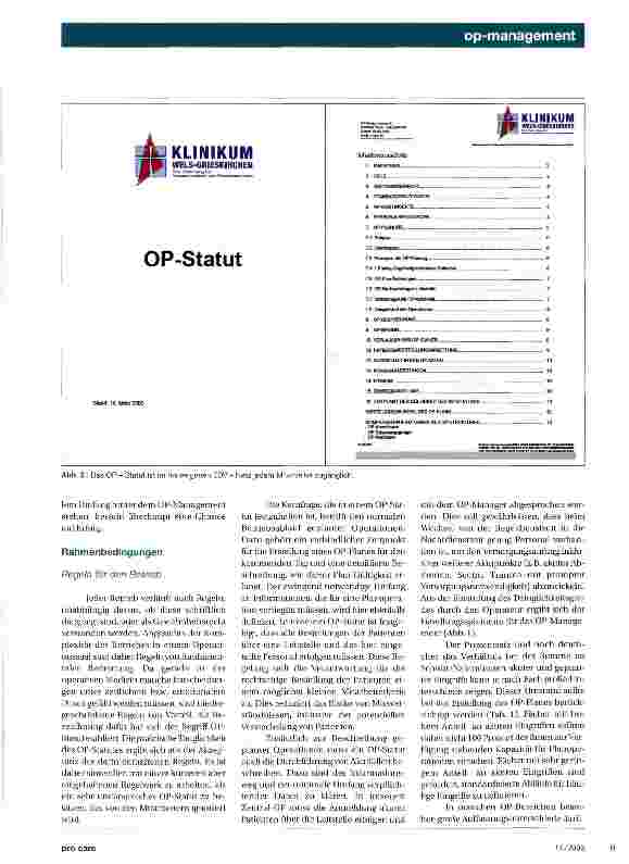 Vorschauseite 2: Effizientes OP-Management