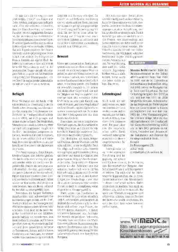 Vorschauseite 2: Ein Leben lang leidenschaftlich Hebamme sein