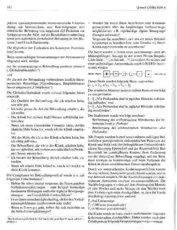 Vorschauseite 2: Patientenbrief - Nachhaltige Information für Patienten