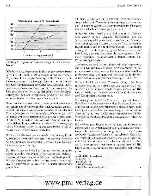 Vorschauseite 4: Patientenbrief - Nachhaltige Information für Patienten