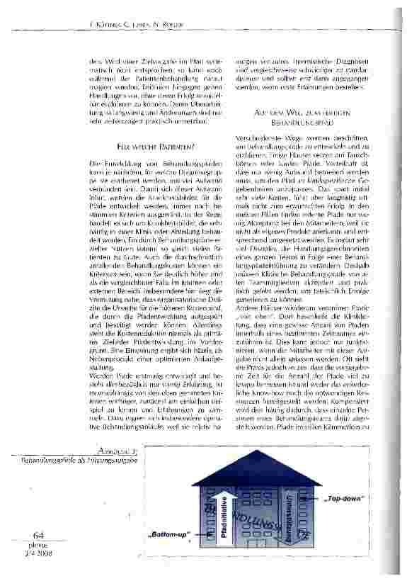 Vorschauseite 4: KLINISCHE BEHANDLUNGSPFADE - EIN WEG ZU QUALITÄT UND VERTRETBAREN KOSTEN