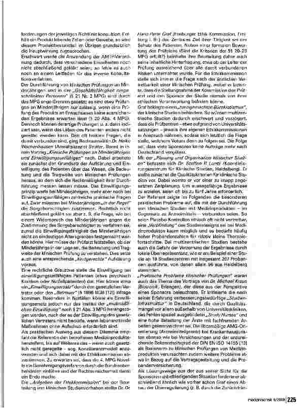 Vorschauseite 3: Neue Rechtsvorgaben und juristische Grauzonen im Fokus des 4. Augsburger Forums für Medizinprodukterecht