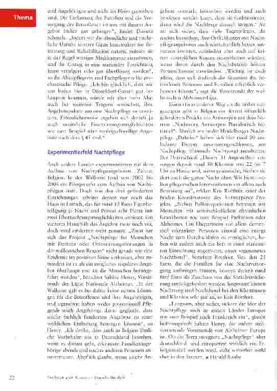 Vorschauseite 3: Nachtpflege ambulant oder teilstationär?