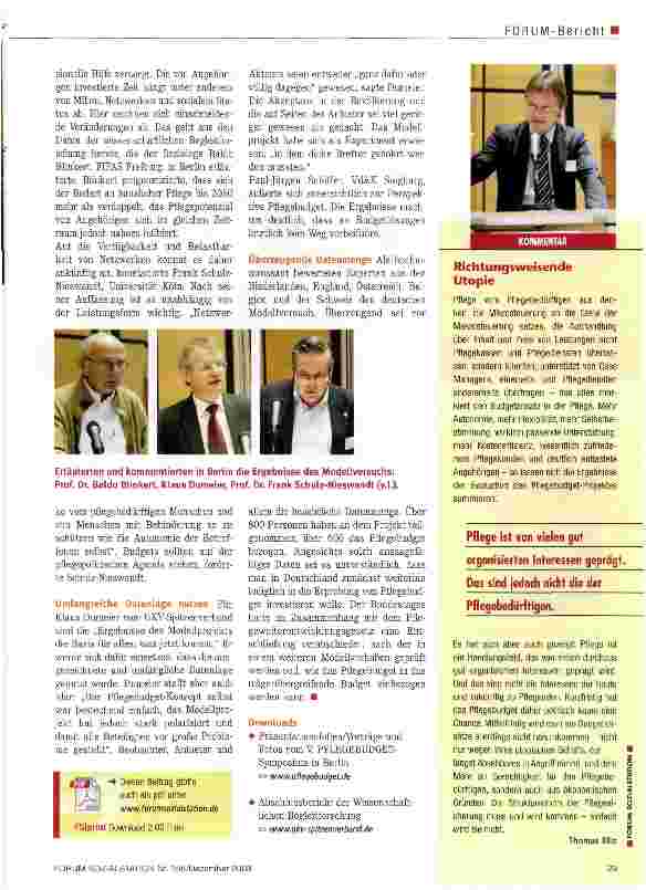 Vorschauseite 2: Budgets in weiter Ferne