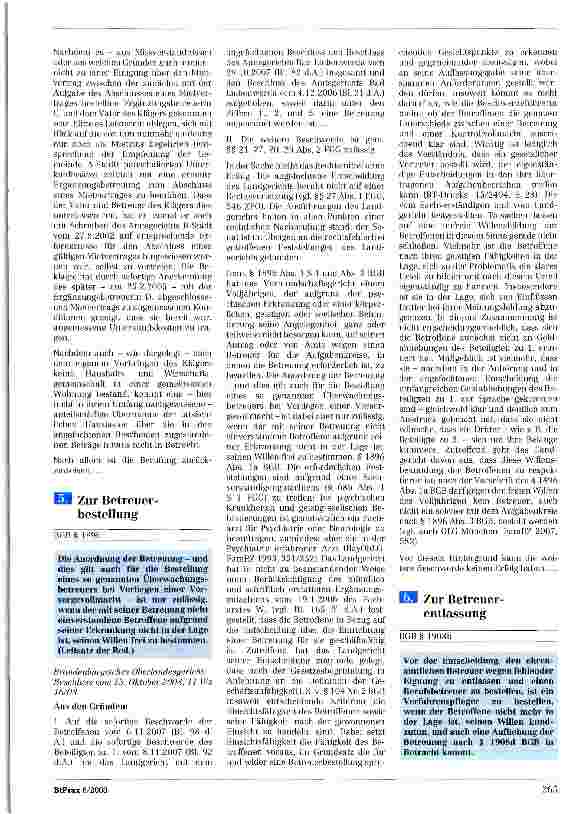 Vorschauseite 5: Zum Erfordernis der Ergänzungsbetreuung