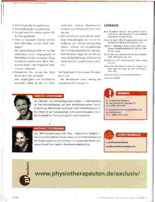 Vorschauseite 5: Zwischen Relativiätstheorie und Anatomie