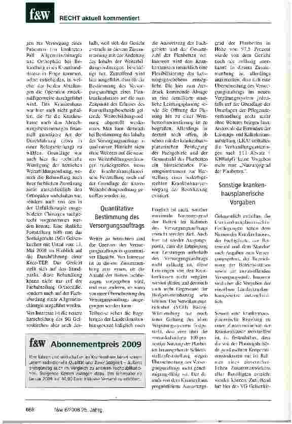 Vorschauseite 5: Versorgungsauftrag sowie zu den Versorgungsmöglichkeiten der Krankenhäuser