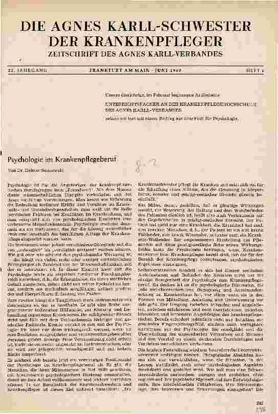 Vorschauseite 1: Psychologie im Krankenpflegeberuf