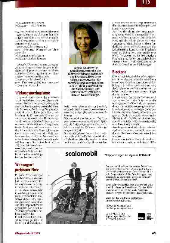 Vorschauseite 2: Wie und wo wirken die verschiedenen Substanzen? Lokalanästhetika und ihre Anwendung