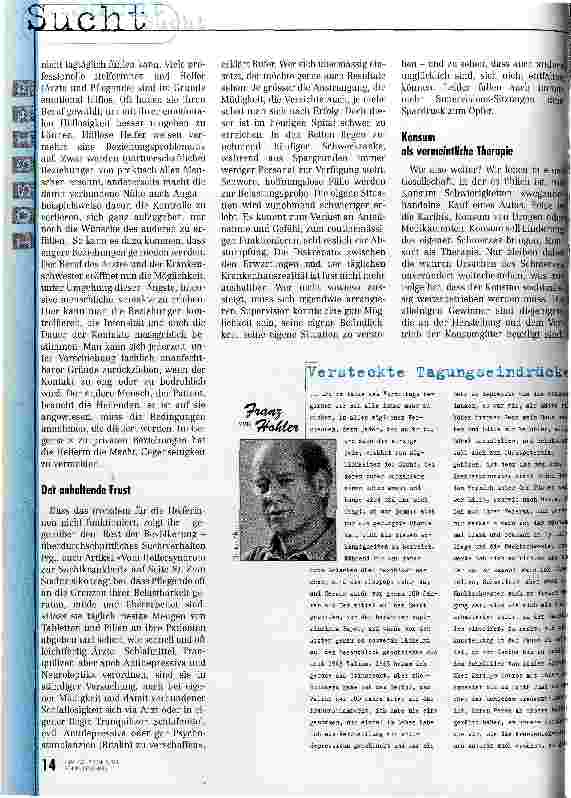 Vorschauseite 2: Sehnsucht nach dem prallen Leben Versteckte Sehnsüchte - eine Kulturund Fachtagung