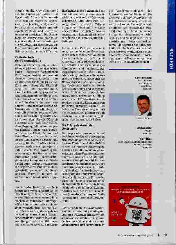 Vorschauseite 3: Das gesunde Krankenhaus