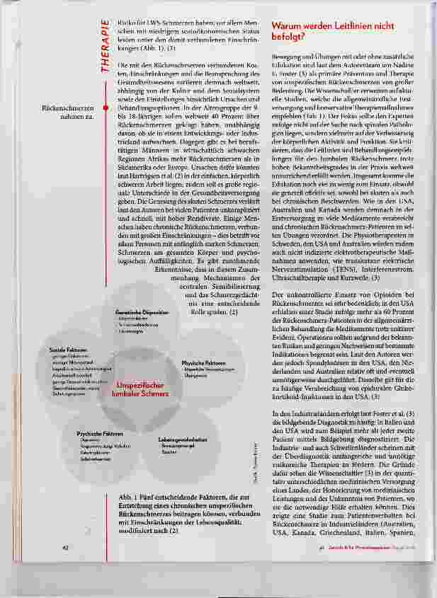 Vorschauseite 2: Lumbaler Rückenschmerz im Fokus