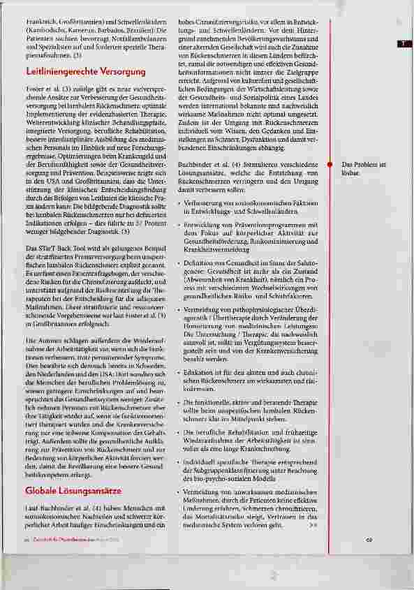 Vorschauseite 3: Lumbaler Rückenschmerz im Fokus