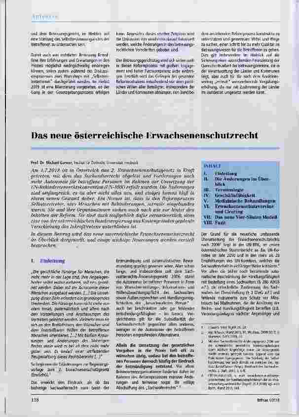 Vorschauseite 2: 30 Jahre Betreuungsgerichtstag e.V. Rückschau und Ausblick