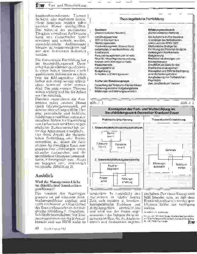 Vorschauseite 3: Fortund Weiterbildung für Führungsnachwuchskräfte im Krankenhaus