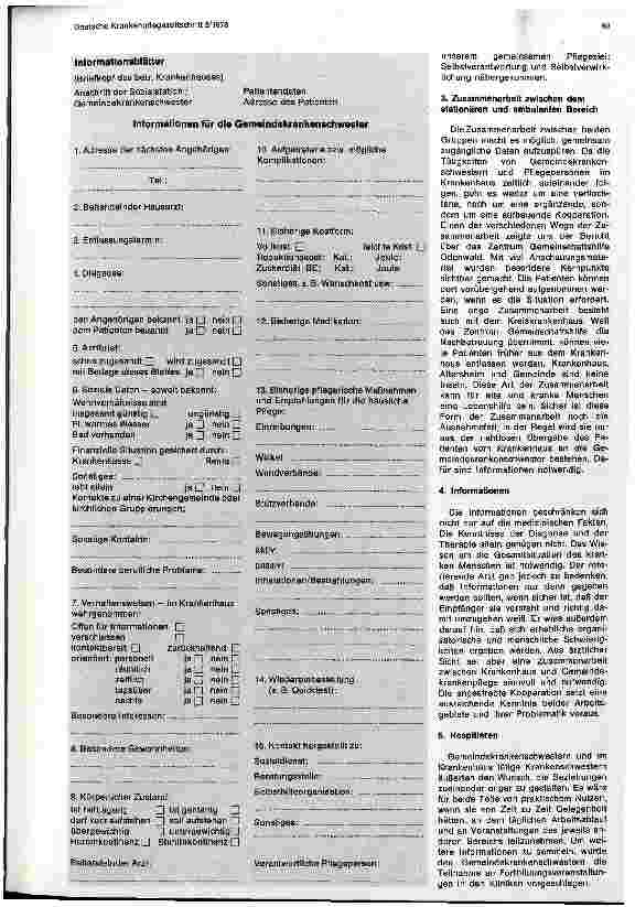 Vorschauseite 2: Kooperation der Krankenpflegekräfte des stationären und des ambulanten Bereichs