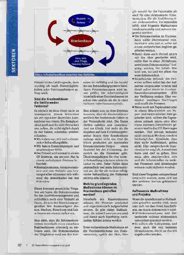 Vorschauseite 2: Patientenzentrierte Dokumentation im Krankenhaus