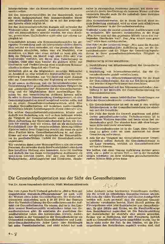 Vorschauseite 4: Gesundheitserziehung und Gemeindepflege