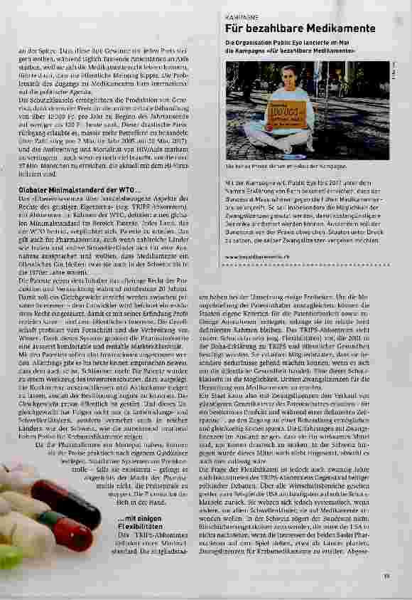 Vorschauseite 2: Patente auf Medikamente ein profitables Geschäft