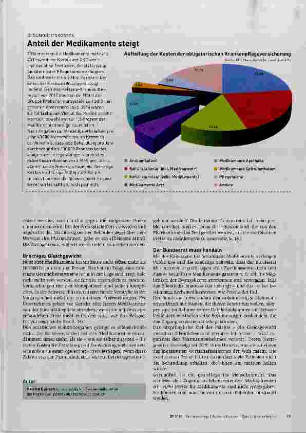 Vorschauseite 4: Patente auf Medikamente ein profitables Geschäft