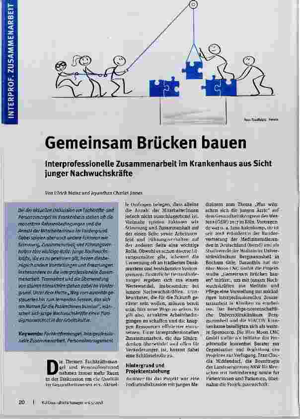 Vorschauseite 1: Gemeinsam Brücken bauen
