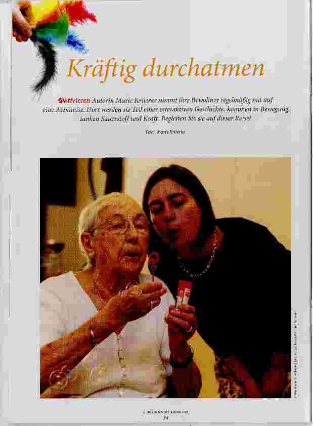 Vorschauseite 1: Kräftig durchatmen