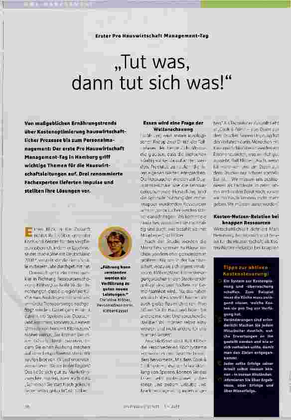 Vorschauseite 1: Tut was, dann tut sich was!